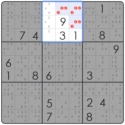 mini sudoku 6x6